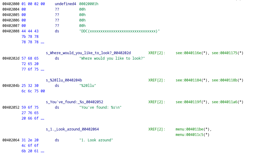 Ghidra reverser en binary